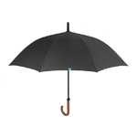 Perletti S.p.a. OMBRELLO PERLETTI DA UOMO NERO GOLF 69/8 AUTOMATICO CON IMPUGNATURA IN LEGNO D.20 cm - 26350