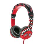 Trust Spila Kids - Car Cuffie Cablato A Padiglione MUSICA Nero, Rosso