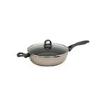 Tegame Cooker con 2 Manici e Coperchio 28 cm in Alluminio Forgiato Oro