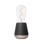 sompex Lampada da tavolo Humble one, adatta per esterni, dimmerabile, 3 livelli, ricaricabile, diversi colori, colore grigio scuro (grigio scuro)