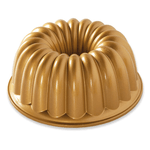 Nordic Ware Stampo per bundt Elegant Party, Alluminio pressofuso, Oro