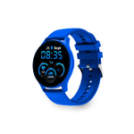 Smartwatch Ksix Core - Schermo AMOLED da 143” - Autonomia di 5 giorni - Modalità Sport e Salute Chiamate Assistenti vocali - Immergibile - Colore Blu