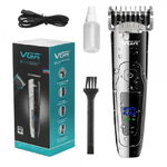 Maxtech-tagliacapelli Professionale Impermeabile Ricaricabile Usb Trimmer Barba Vgr V072 -