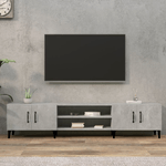 vidaXL Mobile Porta TV Grigio Cemento 180x31,5x40 cm Legno ingegnerizzato