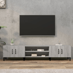 vidaXL Mobile TV Grigio Sonoma 180x31,5x40 cm in Legno ingegnerizzato