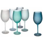 VDE Tivoli 1996 Happy Hour Set 6 Calici Frosted 550 Ml