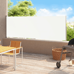 vidaXL Tenda Laterale Retrattile per Patio 220x500 cm Crema