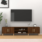 vidaXL Mobile TV Rovere Marrone 180x31,5x40 cm in Legno ingegnerizzato