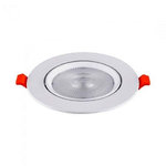 LEDLUX FP1230F Faretto Led Da Incasso Orientabile 30W Cob Freddo 6400K Diametro 225mm Foro 195mm V-TAC SKU-832