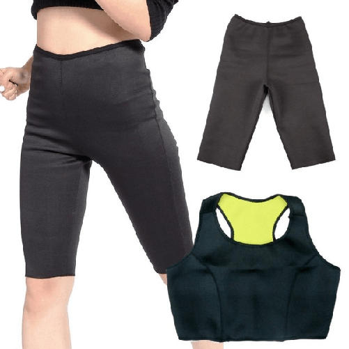 Trade Shop Traesio-top E Pantalone Fitness Hot Shapers Palestra Neotex Pancia Piatta Perdi Peso Tg. -    Xl