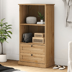 vidaXL Libreria VIGO 60x35x114,5 cm in Legno Massello di Pino