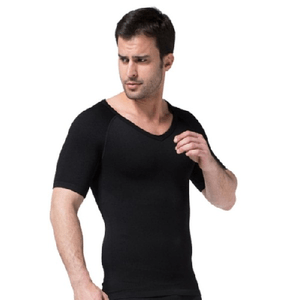 Trade Shop Traesio-hot Shapers Fascia Maglietta Dimagrante Uomo Rassodante Sport Addome Fitness -    L-xl