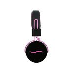 Hi-Deejay Cuffie Professionali Rivestite in Tessuto Metal Black Pink