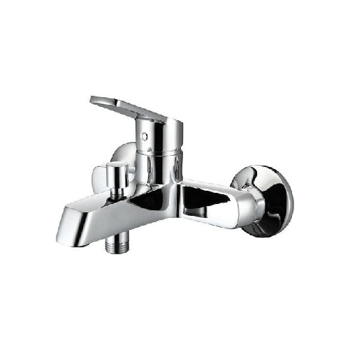 Idro Bric Fluid Miscelatore per vasca dotato di aeratore Coin slot e raccordi eccentrici Cromo SCARUB0973CR