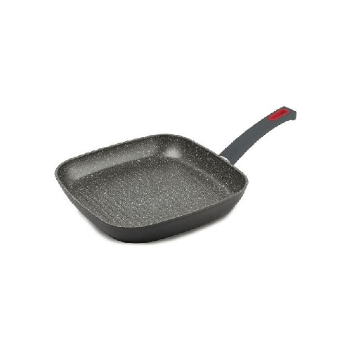 Ghidini Cipriano Bistecchiera Viva' Grigio e Rosso 28cm