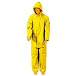 Impermeabili Giacca-Pantalone 100% PVC Giallo Taglia xl