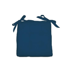 Olibo' Cuscino per sedia con lacci Soft 40x40cm Blu