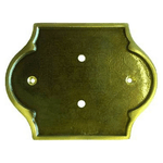 Targa Portanumeri Ottone Bronzato 1 Posto