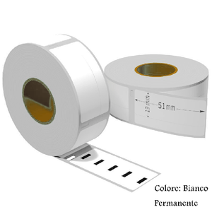 Etichette adesive permanente per DYMO DM-11355 S0722550 19mm*51mm 500pz