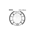 EBC 843G Ganasce Fantic Gilera 843G