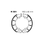 EBC H321 Ganasce Honda Vf750