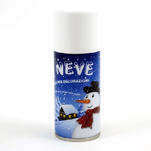 Trade Shop Traesio-bomboletta Neve Spray Decorazioni Albero Natale Presepe Finestre Vetrine 130ml -