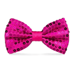 Trade Shop Traesio-papillon Paillettes Fucsia Rosa Paillette Cravattino Farfallino Cravatta -