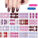 Trade Shop Traesio-smalto Adesivo Per Unghie Nail Art Stickers Decorazioni Manicure Set Da 24 Pezzi -