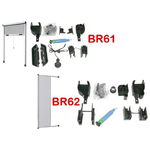 Brixo BR62 Kit Ricambio per Zanzariera Stop Inset Orizzontale