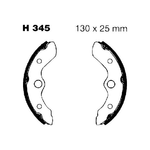 EBC H345 Ganasce Honda Trx 200-250-300 Anteriore