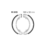EBC H315 Ganasce Honda Cb 400 E