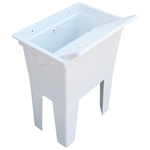 Lavatoio monoblocco bianco 59x41x75 h cm