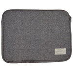 Hex Bristol Collection Sleeve per MacBook Pro 13- Black-Grey Herringbone