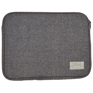 Hex Bristol Collection Sleeve per MacBook Pro 13- Black-Grey Herringbone