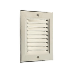 Vigor-Blinky Portine Ventilazione Inox senza Tapparella 40 130x130 mm