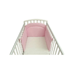 Baby Idea P250-ROSA Paracolpi per Lettino 3 Lati Colore:Rosa