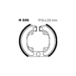 EBC H336 Ganasce Honda Sh 50-75 -96