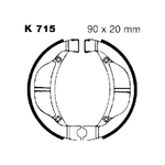 EBC K715 Ganasce Kawasaki Kx 60-80-110 Suzuki Rm 60 K3