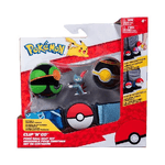 Rei Toys Set Personaggi Pokemon Clip N Go Poke Ball Set Cintura