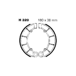 EBC H320 Ganasce Honda Cb750 K1-K7