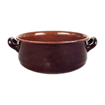 Vulcania Casseruola in terracotta con 2 manici 20 cm