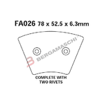 Ebc FA026 Pastiglie Harley Davidson Fx-Xl 73-77