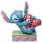 Disney Traditions Lilo e Stitch Stitch che Abbraccia un Cuore