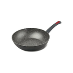 Ghidini Cipriano Padella Viva' Wok Grigio e Rosso 28cm