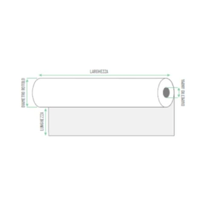 Rotolificio Pugliese Confezione 2 Rotolo Plotter 90gr 91.4x50