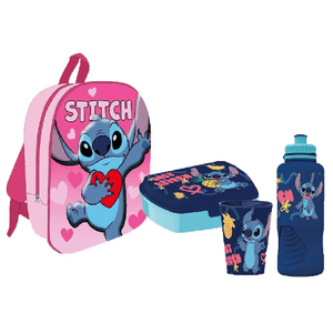 OEM Zaino 3D Bambina con Gift Set 3 In 1 Lilo e Stitch Stitch