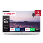 Thomson 40FA2S13W Tv Led 40'' Frame Less Smart-Tv Android 11 Dvb-t2-s2 Full Hd Bianco