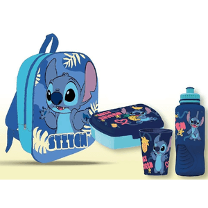 OEM Zaino 3S Bambino con Gift Set 3 in 1 Lilo e Stitch Stitch