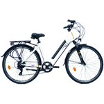 i-Bike City Easy Vivaldi Bicicletta Elettrica Unisex Adulto Bianco