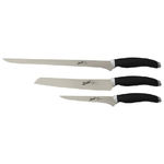 Berkel Teknica Coltello da Cucina Nero Set Prosciutto 3 Pezzi